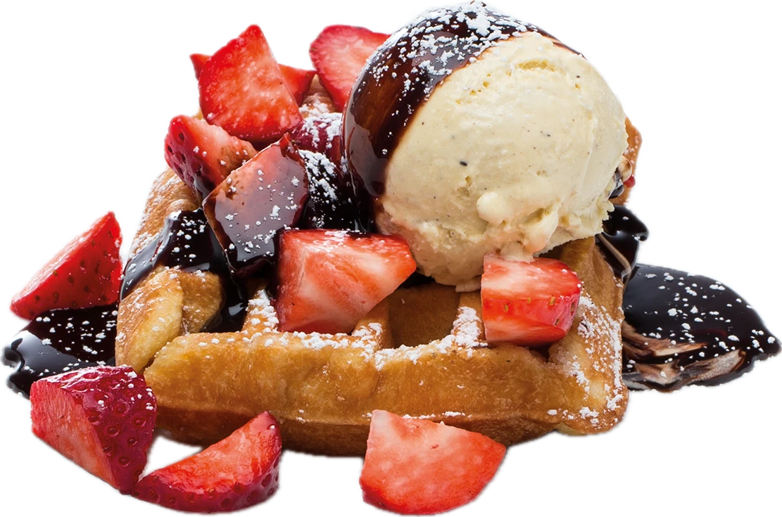 Waffle c/Gelado